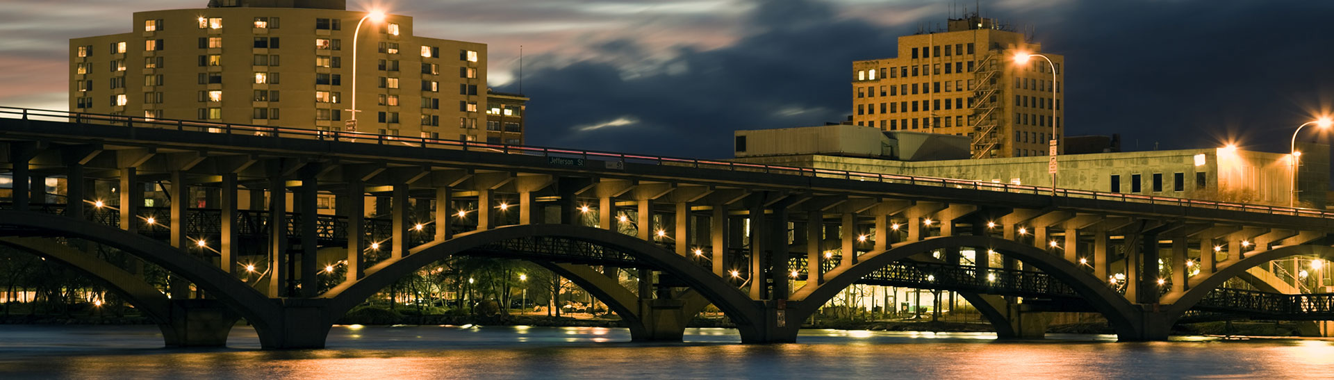 Jefferson Street Bridge in Rockford, Illinois